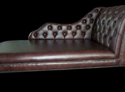 Chaise Lounge Lounger Chesterfield Upholstery Lounges Leather Sofa Relax Chaise Lounge